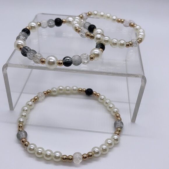 NWT Wool + Pepper Co. Fall 2021 Glass Bracelets - Picture 1 of 4